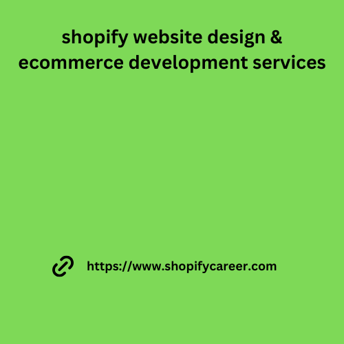 shopify website design & ecommerce development services