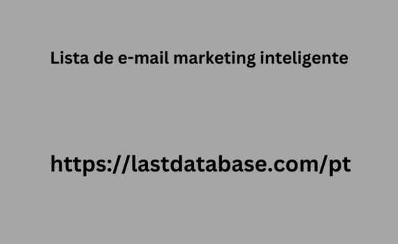 Lista de e-mail marketing inteligente