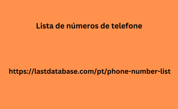 Lista de números de telefone