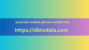 accurate mobile phone number list