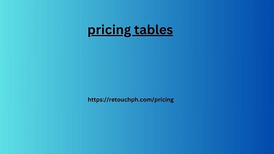 pricing tables