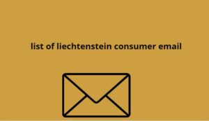 list of liechtenstein consumer email