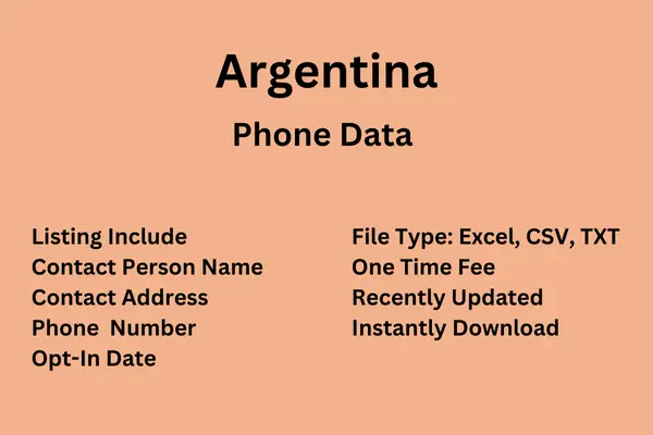 Argentina phone data