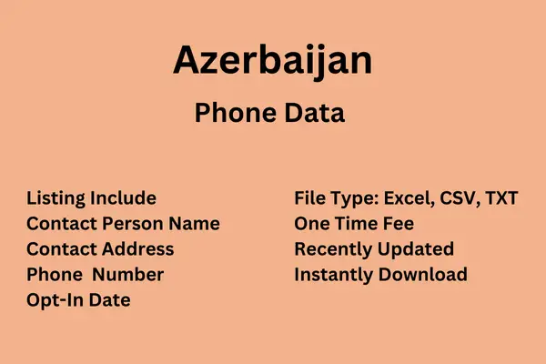 Azerbaijan phone data