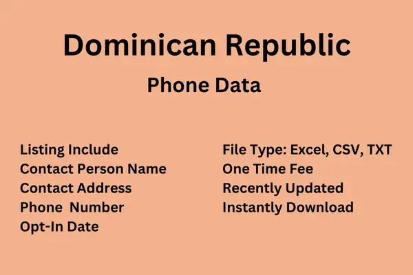 Dominican Republic phone data